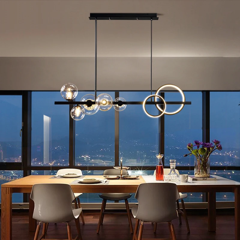 Лампа для столовой современный минималистский скандинавский светильник