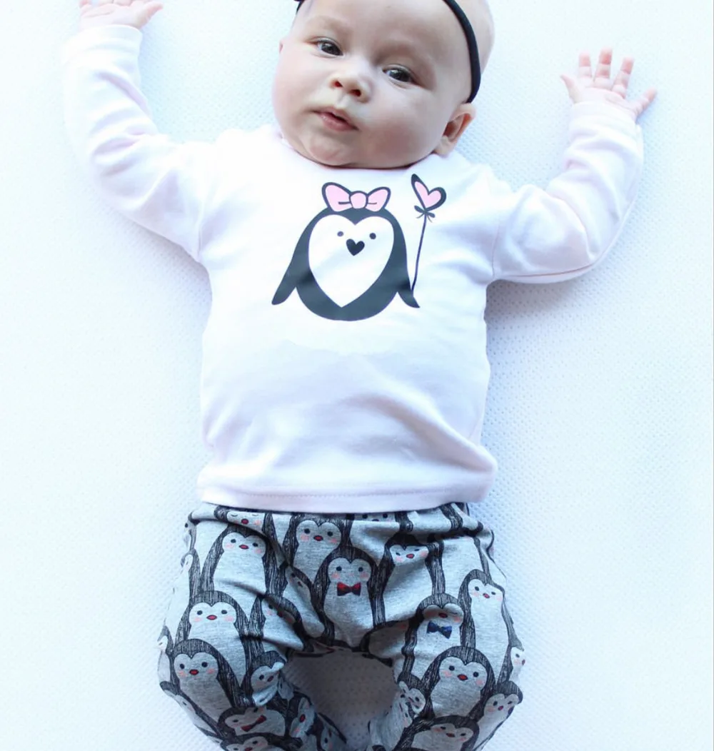 2 шт. футболка с длинным рукавом и леггинсы для девочек | Детская одежда обувь