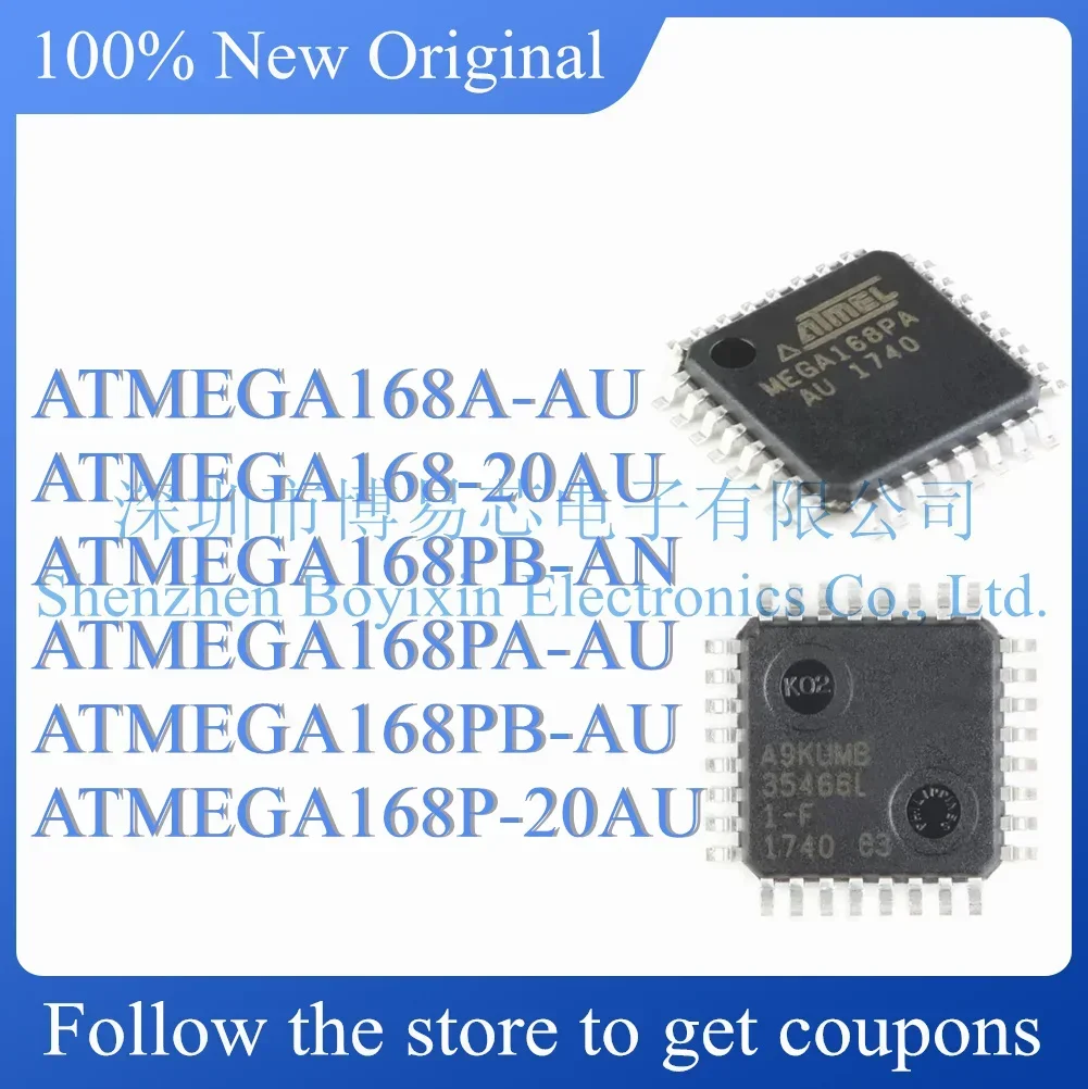 НОВЫЙ ATMEGA168A-AU ATMEGA168-20AU ATMEGA168PA-AU ATMEGA168PB-AN ATMEGA168PB-AU ATMEGA168P-20AU.Оригинальный продукт.