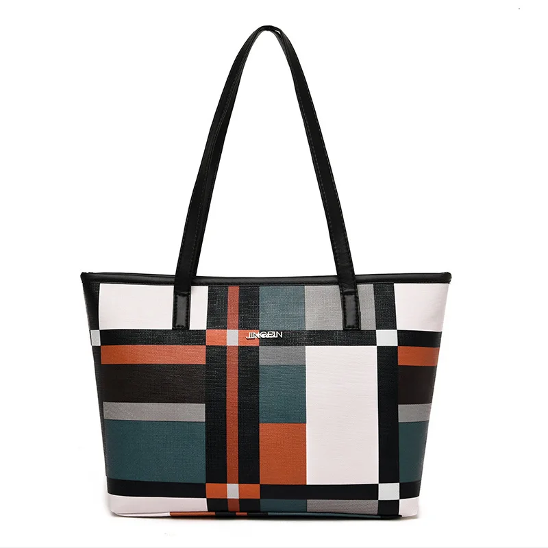 

Женская сумка-тоут в клетку, в стиле ретро