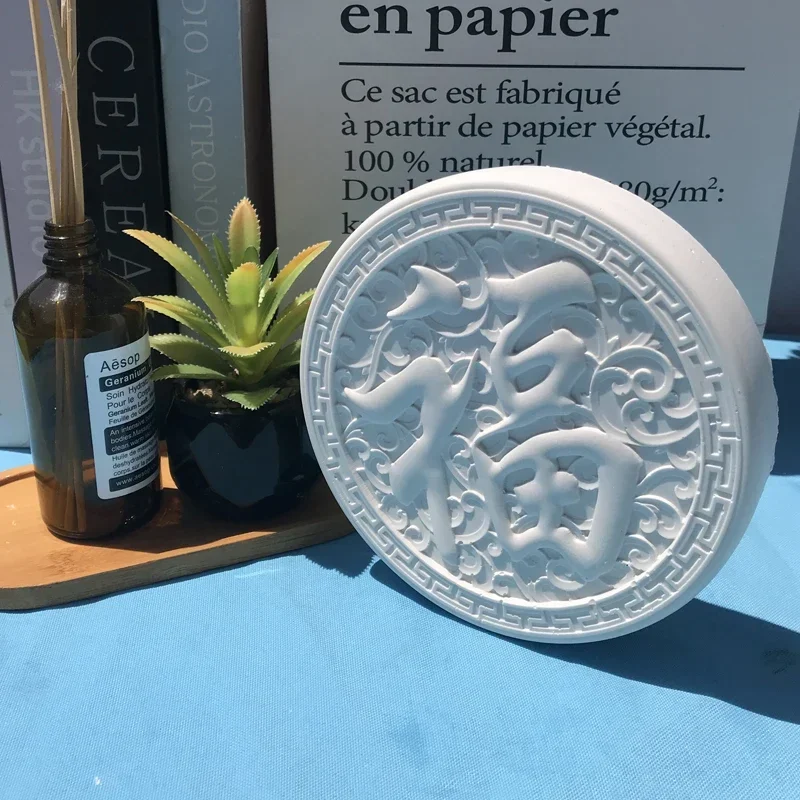 Цементный орнамент кирпичная абразивная стена Fu Подставка под чайник модель