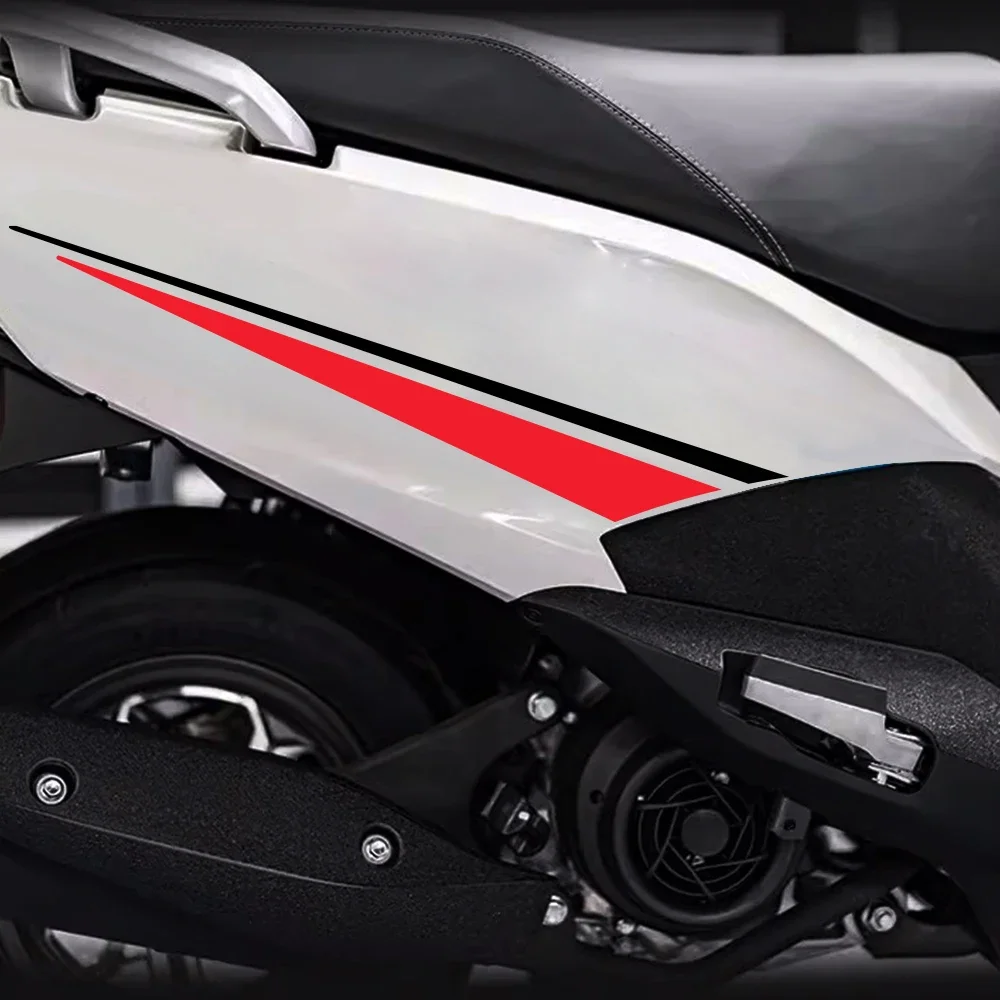 Защитные наклейки для кузова мотоцикла 125 в полоску спереди мотора и велосипеда