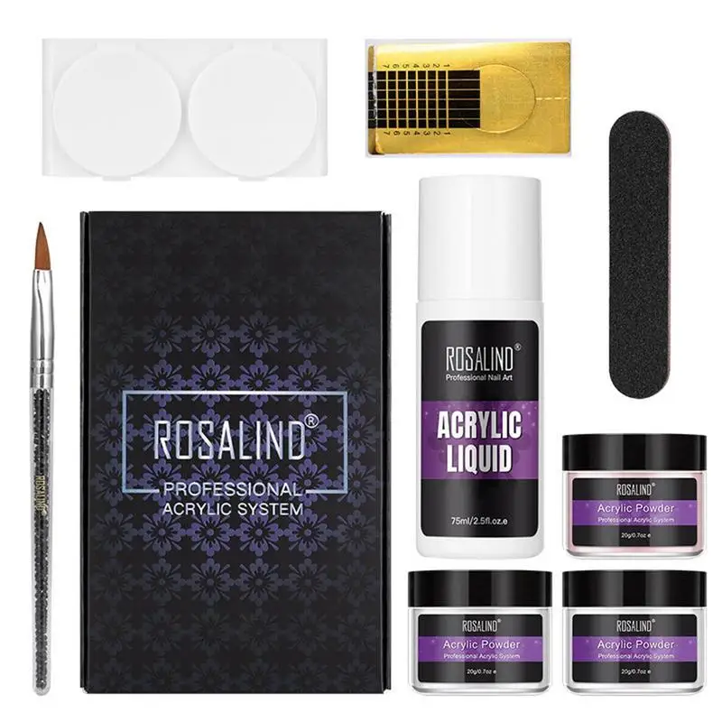 

8 в 1, 3 цвета, белый прозрачный акриловый набор для ногтей, акриловая фотобумага с гравировочной ручкой для ногтей, удлинительная бумага