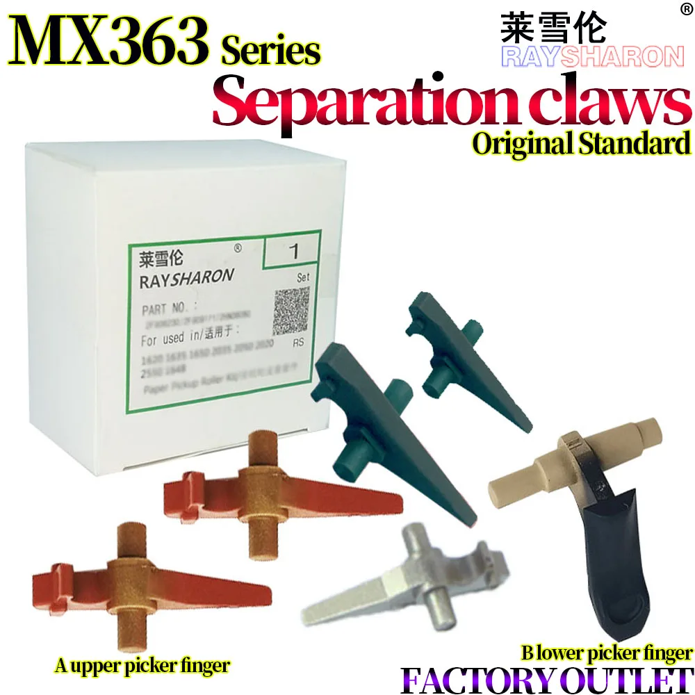 

10X фьюзер, нижний/верхний изображение пальца для Sharp AR 4528 MX 283 362 363 453 503 502 стандарта цветовой идентификации