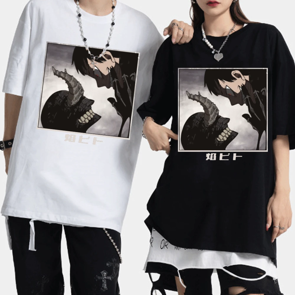 

Лидер продаж 2022, футболка с рисунком аниме Fire Force Shinra Kusakabe, мужская и женская футболка с рисунком манга графическое, хлопковые футболки с кор...