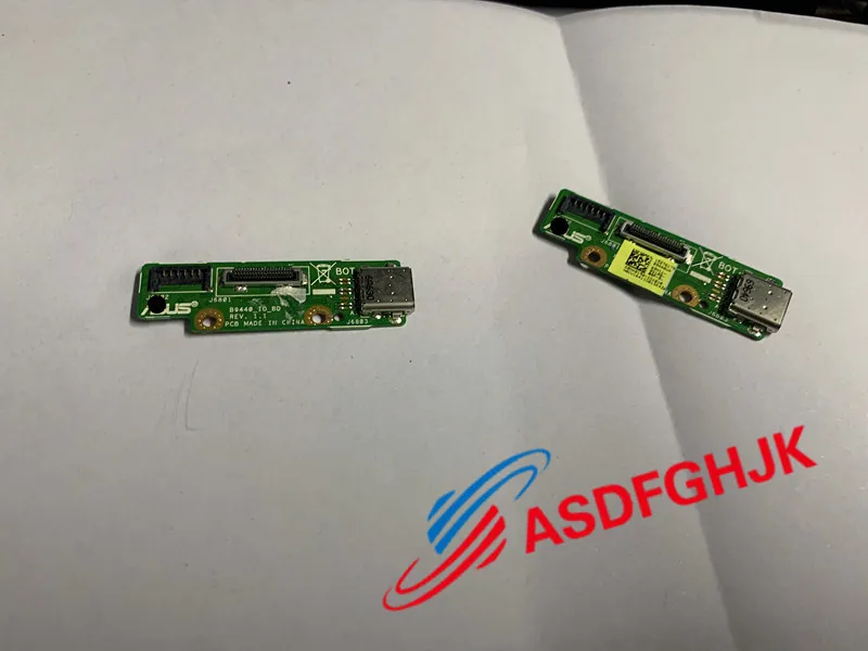 Оригинал для ASUS B9440 B9440U B9440UA B9440F B9440FA USB type-c Jack плата B9440_IO_BD TESED OK