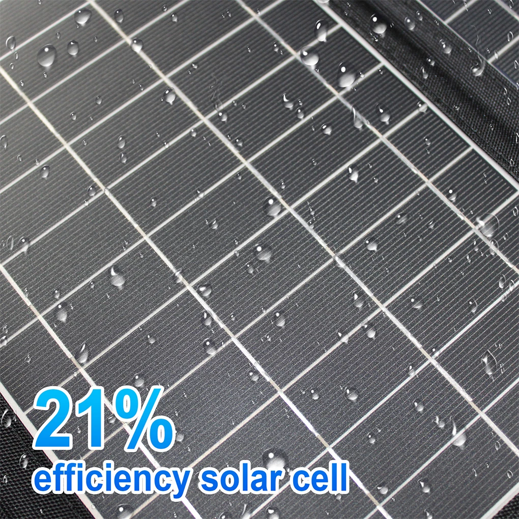 

Складная солнечная зарядная панель с USB-выходом, 21 Вт