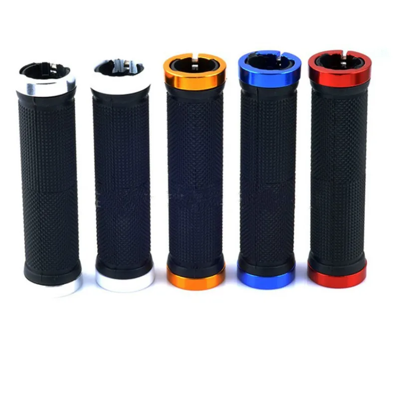 

Bicycle Grips MTB Bike Handbar Grips Rubber Non-slip Bilateral Lock Cycling Bmx Handle Grips Bikes Handlebar Grips