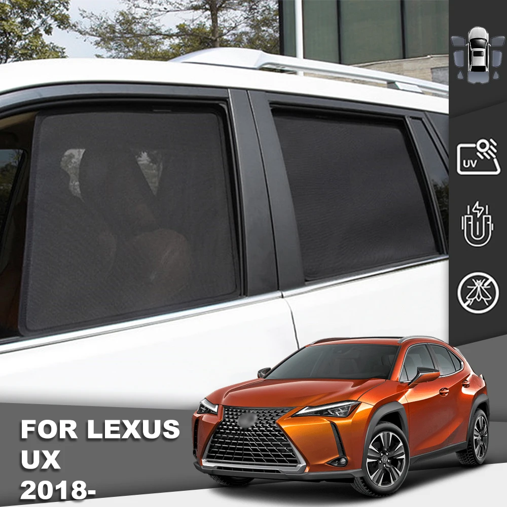 

For Lexus UX 250H 200 2018-2023 Magnetic Car Sunshade Shield Front Rear Windshield Curtain Side Baby Window Sun Shade Visor