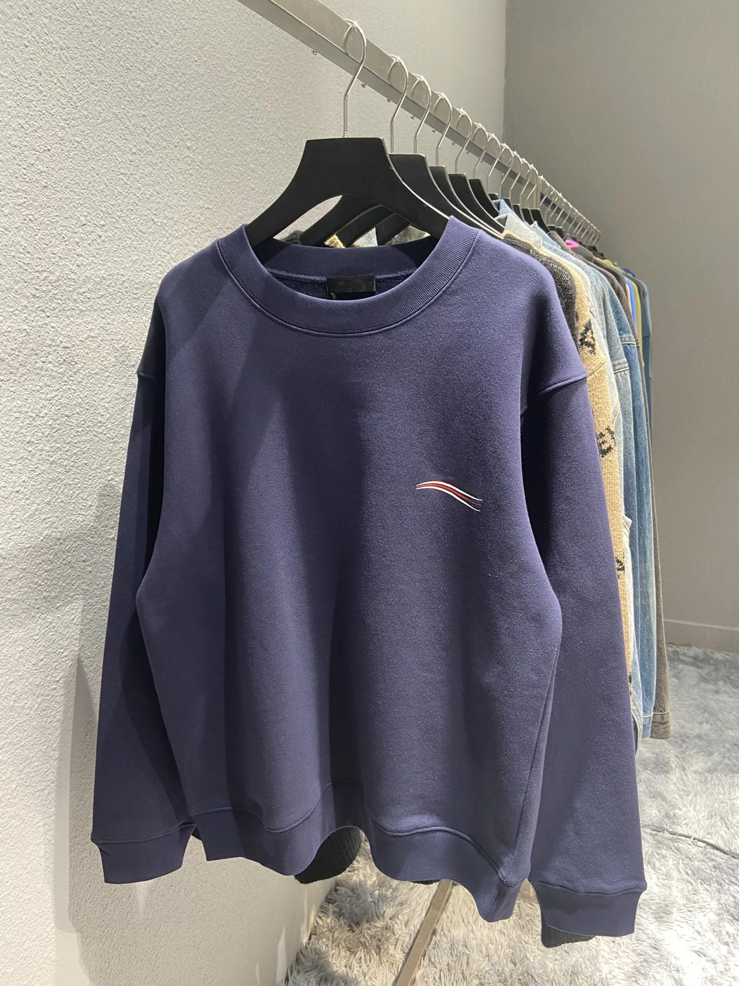 

Unisex High End Ripped Fleece Luxury Loose Long Sweater Original Design With Pocket Sweater Famous Multicolor Hoodie