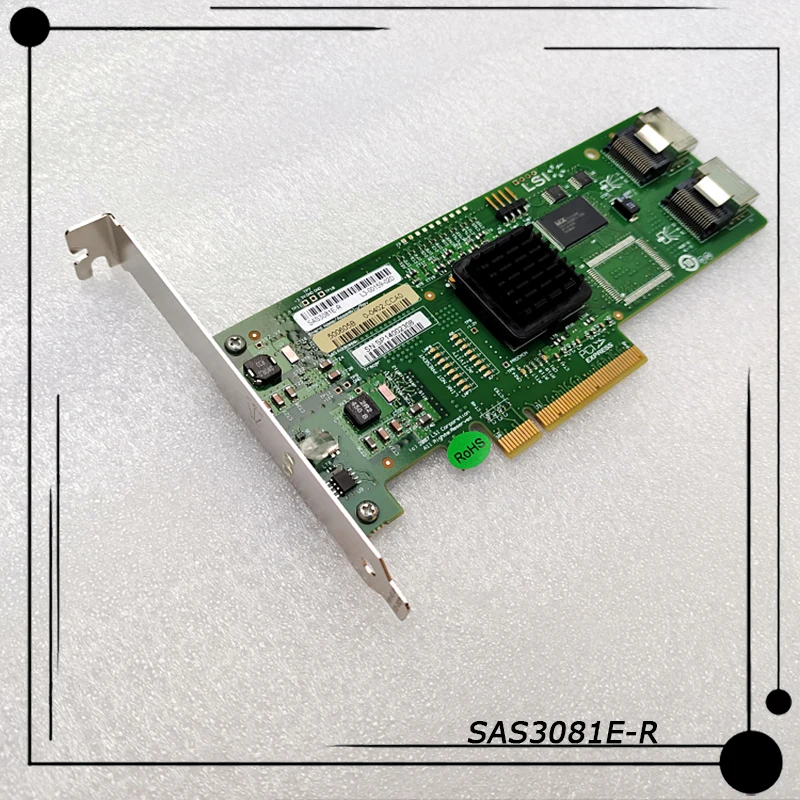 SAS3081E-R Original Для LSI SAS/SATA/SSD 8-портовая Плата расширения/массива RAID