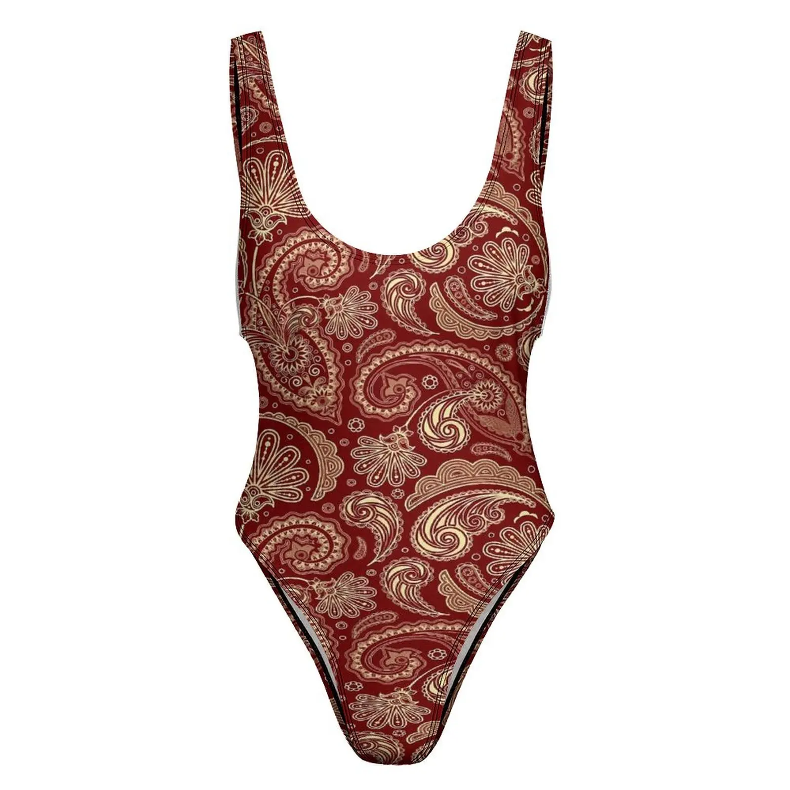 Винтажный женский слитный купальник с эффектом пуш-ап