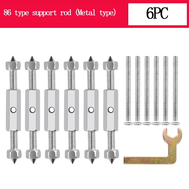 

Крепление распределительной коробки для ремонта темной коробки, универсальная розетка для распределительной коробки, нижняя коробка 86, ремонтный артефакт 4/6/10, пластик, металл