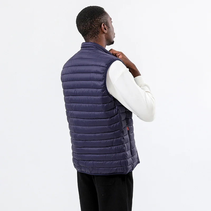 Fashion Mens Jacket Sleeveless Vest Spring Thermal Soft Vests Casual Coats Male Cotton Men's Vest Men Thicken Waistcoat 6XL