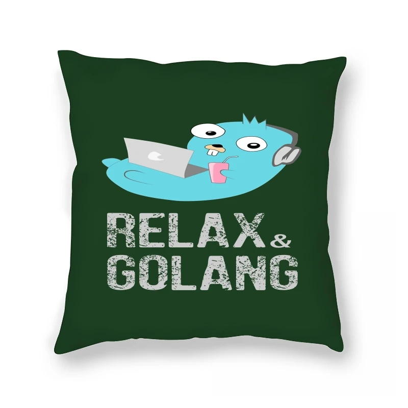 

Расслабляющий Gopher Golang Go Повседневный чехол с круглым вырезом и графическим принтом