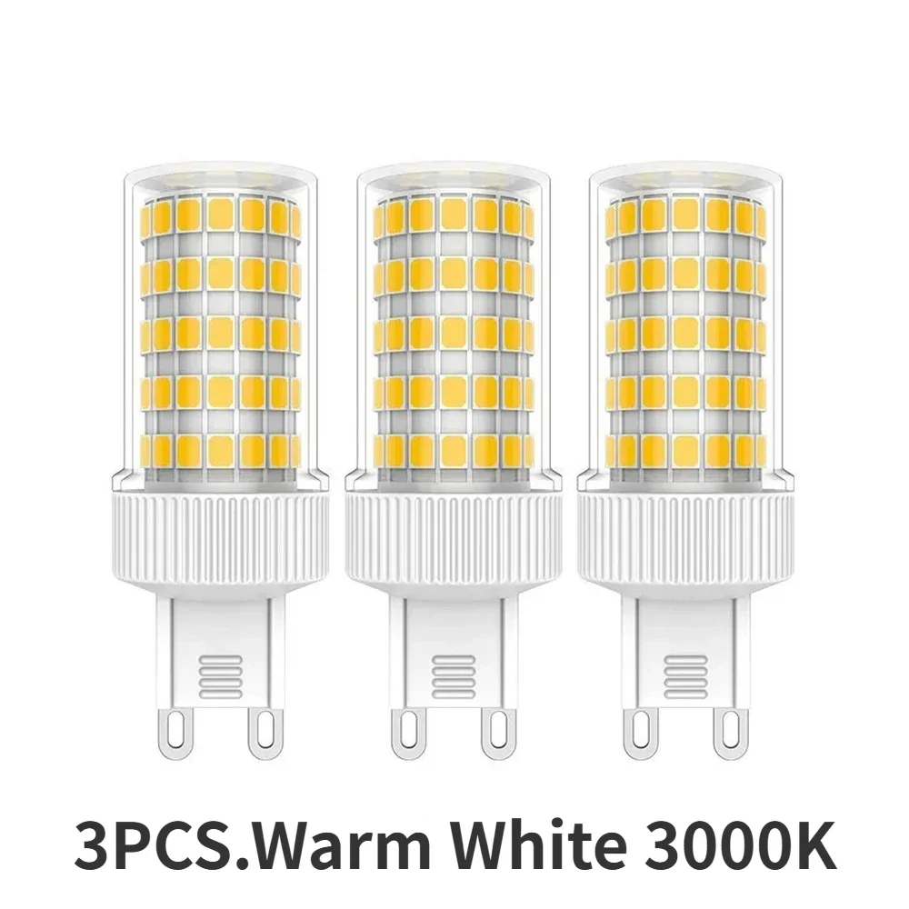 

Melery G9 светодиодные лампы 10Вт теплый белый 3000K 3шт