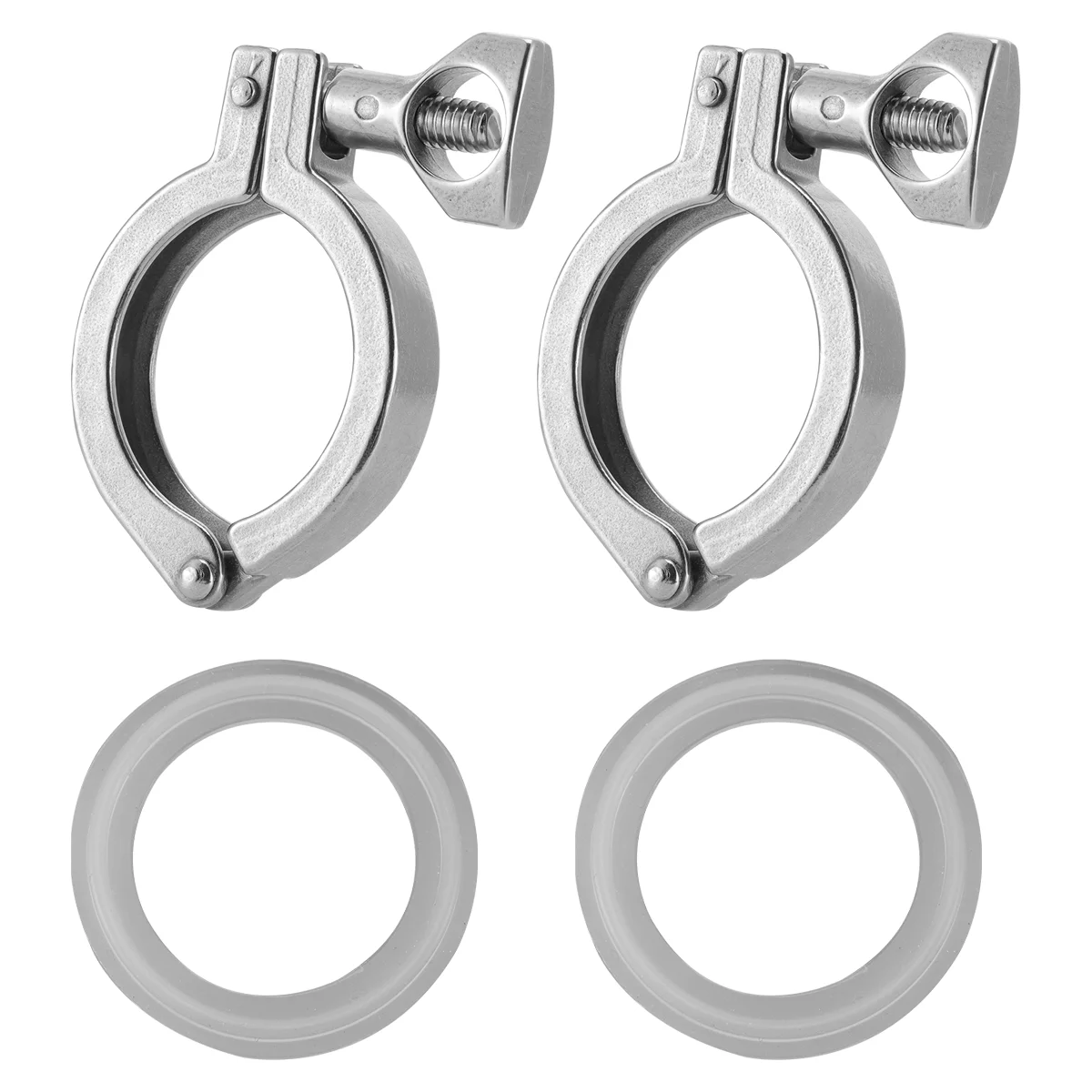 

Clamp Tri Clamps Steel Stainless Pin Duty Single Heavy Gasket Nut Wing Silicone Sanitary Hose Metal Inch Clip Fittings Tube