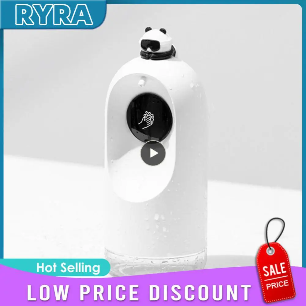 

Bathroom Accessory Creative Automatic Induction Soap Dispenser Wall Mounted Dual-purpose 300ml Soap Container 2023