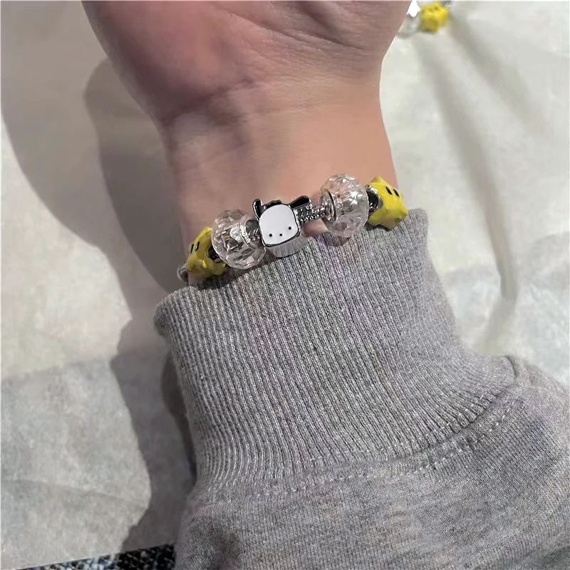 

Pachacco Kawaii Anime Sanrio Bracelet Cartoon Cute Sweet Fashion Bracelet Pendant Jewelry Accessory Christmas Best Gift
