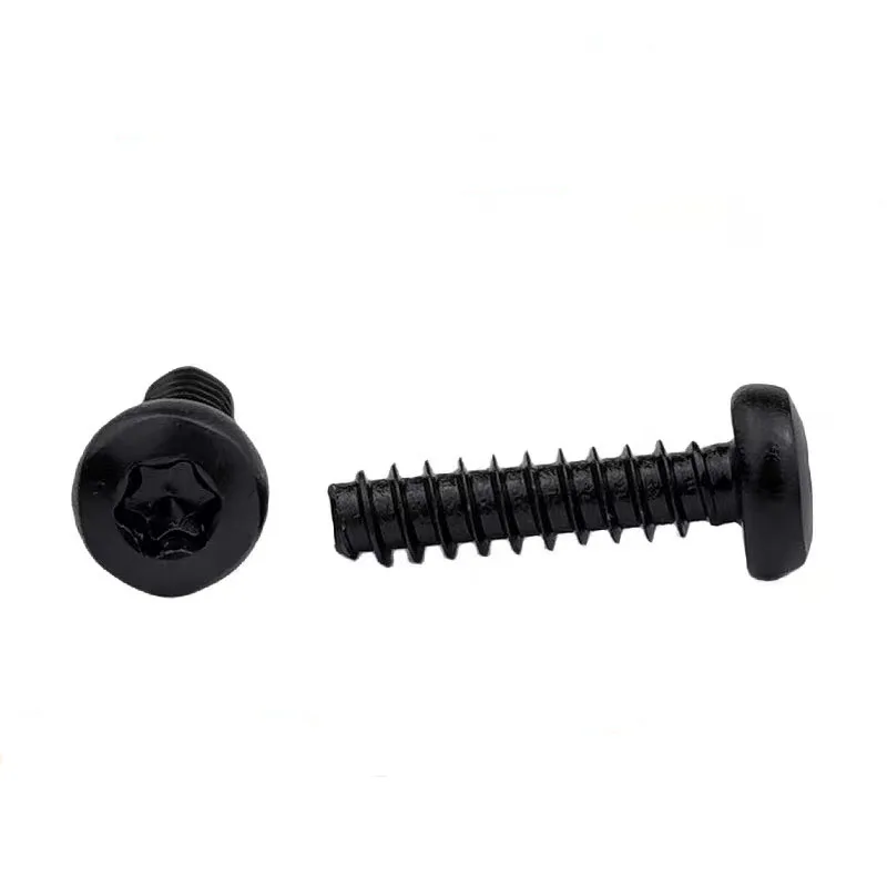 5-100 шт. Саморез Torx ST2.6-ST6.3 Черный саморез Torx из нержавеющей стали с шестилопастной круглой головкой и плоским хвостом (art.: 3920d006bc265) - 3920d006bc265