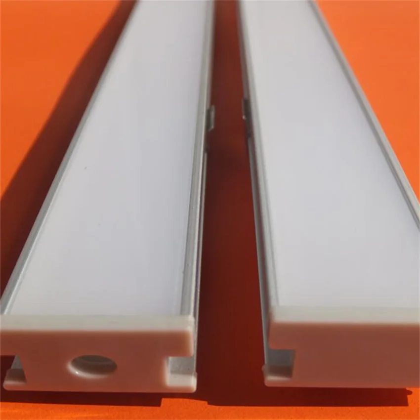 1m/pcs Floor mounted aluminum extrusion aluminum alloy LED floor light aluminum profile with PC cover diffuser