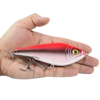 4 7inch 1 82oz hard slow sinking jerkbait fishing lures minow tackles carbon treble hooks big game wobbler pesca pike bass trout