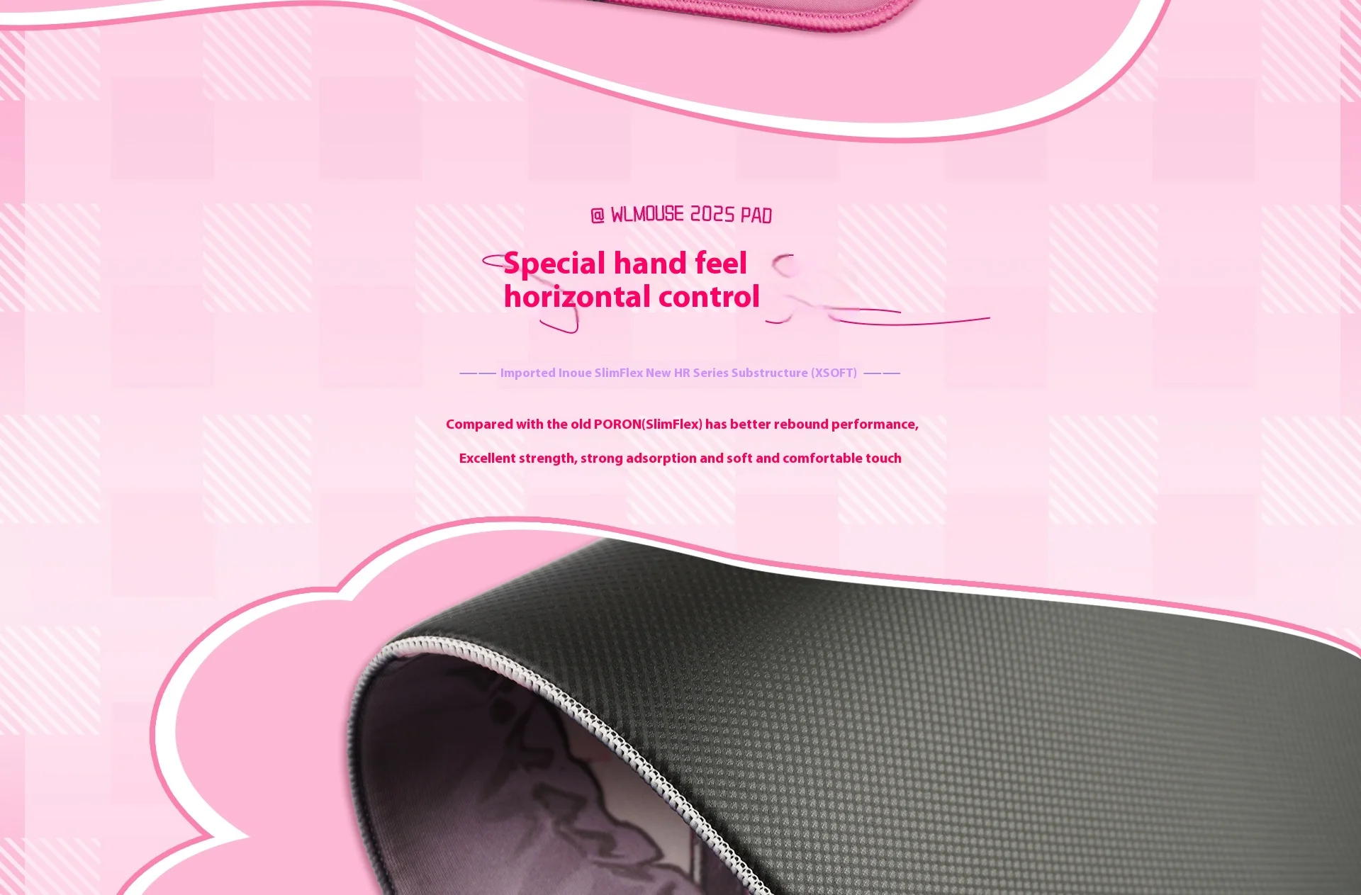 Коврик для мыши INOAC SlimFlex Foam XSOFT с управлением Valant FPS Gamers Custom
