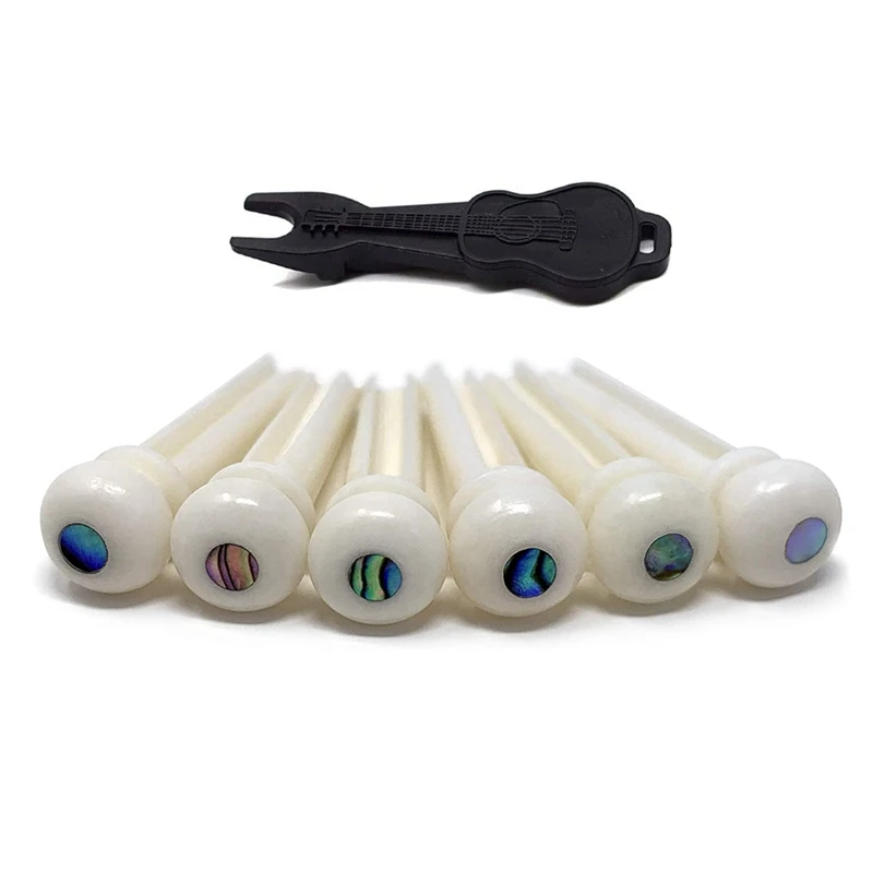 

Hot AD-Guitar Cattle Bone Material Acoustic Guitar Bridge Pins With Pearl Shell Dot For Acoustic Folk Guitar Accessories