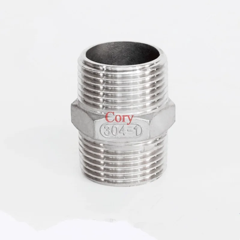 1 шт. фитинг для трубы из нержавеющей стали с шестигранной резьбой и наружной 1/8