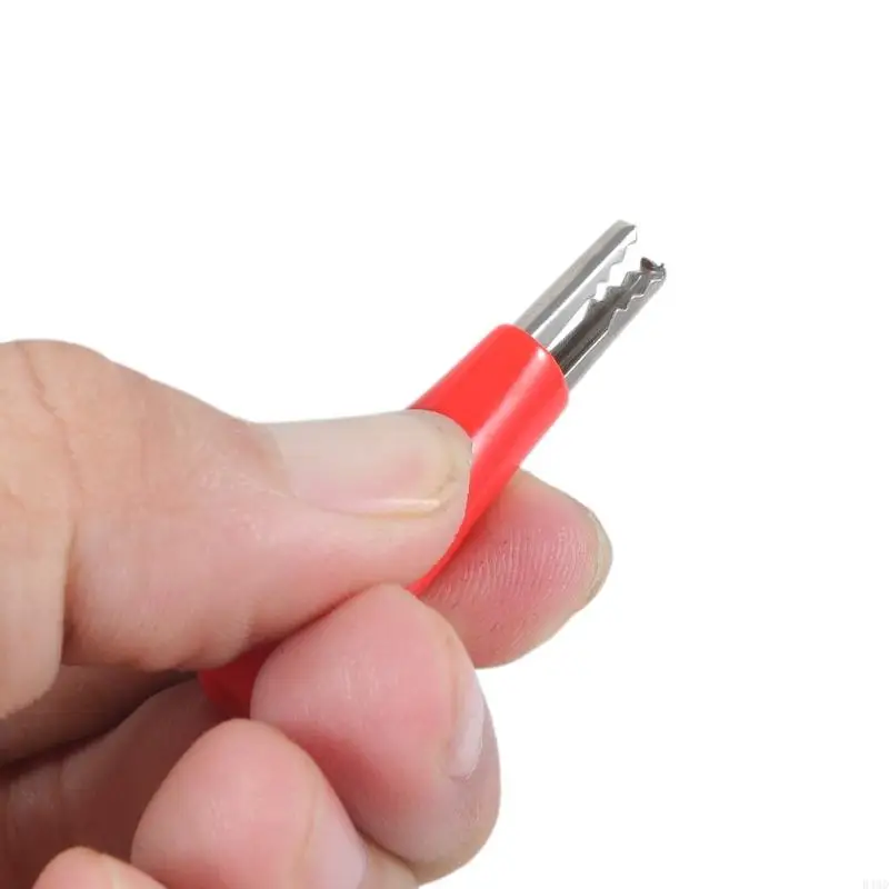 B46D HOT 10X 28 -мм проводки аллигатора для крокодилового тестового зажима FR Electrical Jumper