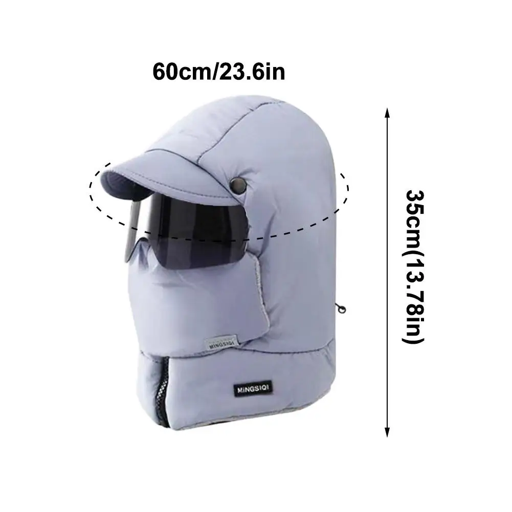 Зимняя теплая велосипедная балаклава