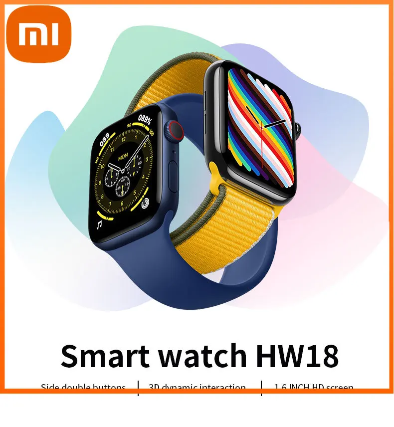 

Xiaomi Smart Watch for Women Smartwatch Men Wallet Function Bluetooth Call Double Button Pk Android Ios Smart Watch