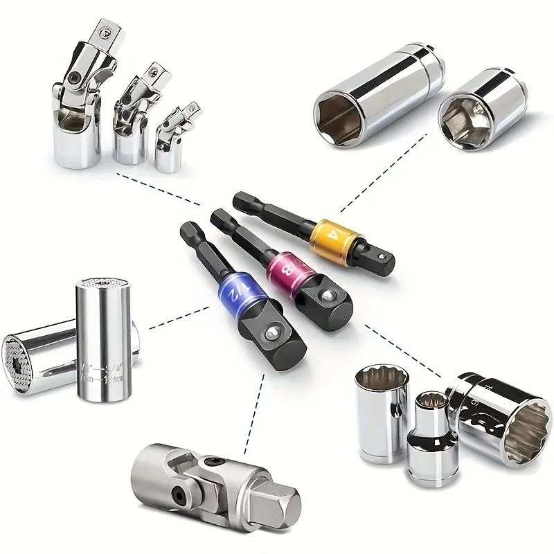 Набор Из 3 Ключей Torx С Гаечным Ключом Головки Для Шестиугольная Ручка Удлинитель