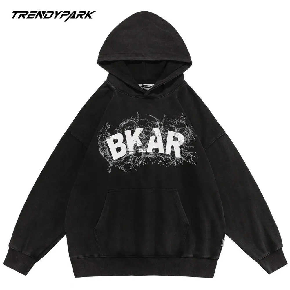 

AAAOversized Hoodie Retro Goth Printing Hooded Sweatshirts Men's Clothing Autumn Harajuku Streetwear Casual Pullover Men's Hoodi