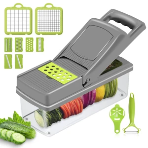 8in1multifunctional vegetable cutter potato slicer carrot grater kitchen accessories gadgets steel blade kitchen tool овоще