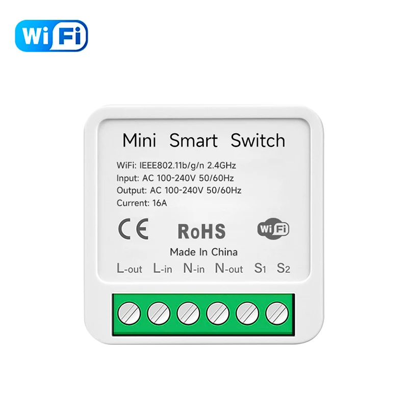 

iHseno Умный Wi-Fi выключатель 16А