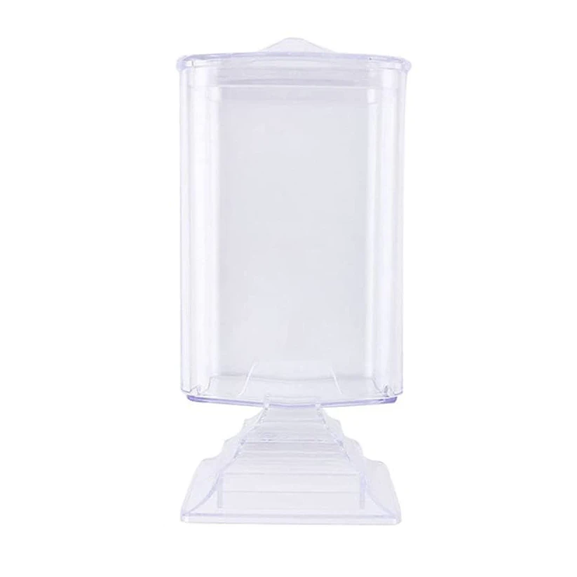 

Transparent Nail Polish Remover Wipe Holder Makeup Cotton Nail Art Remover Paper Wipe Container Storage Case Box