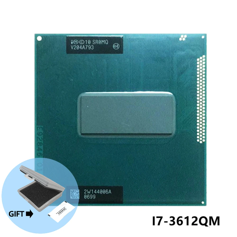 

Intel Core i7-3612QM i7 3612QM SR0MQ 2.1 GHz Quad-Core Eight-Thread CPU Processor 6M 35W Socket G2 / rPGA988B