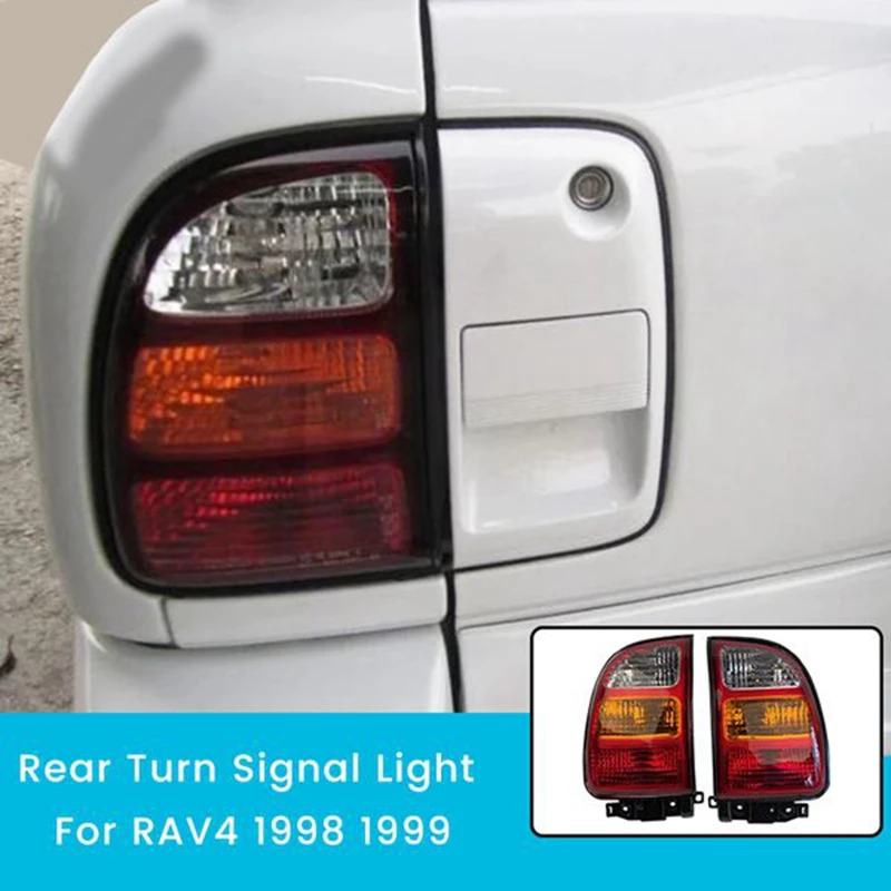 

1 Pcs Car Taillight Brake Lamp Rear With Turn Signal Light For-Toyota Rav4 1998 1999