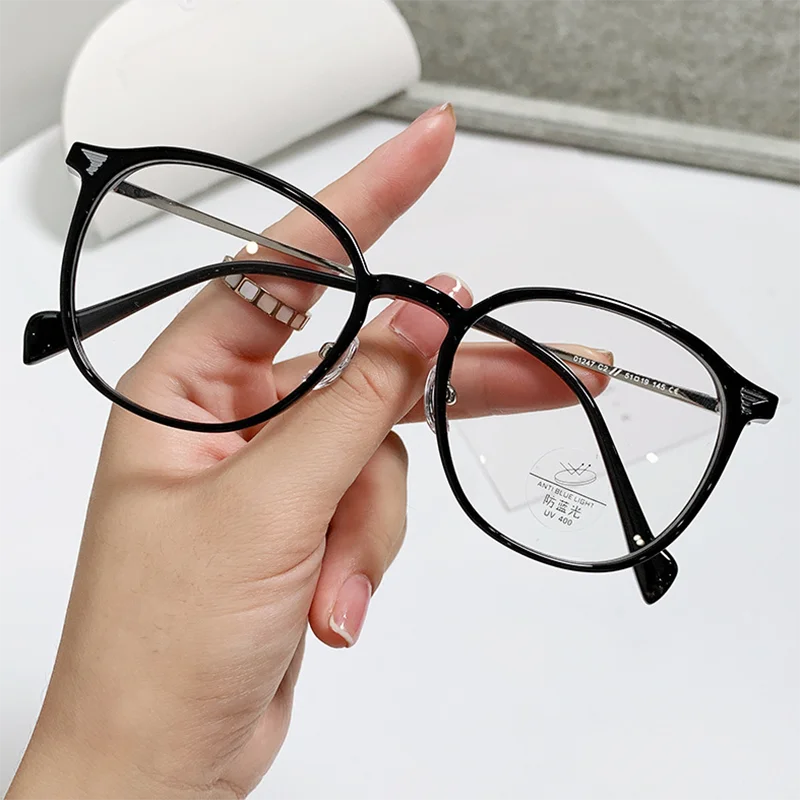 Женские готовые очки для близорукости в металлической оправе TR90 с диоптриями 0 -0 5