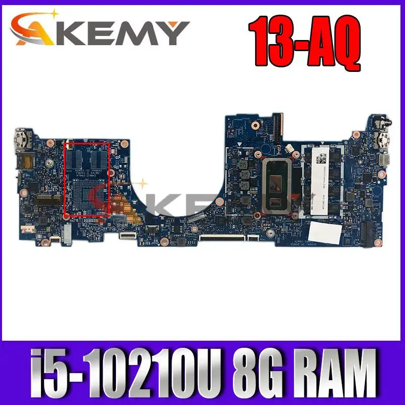 

Материнская плата для ноутбука HP ENVY 13-AQ, материнская плата для ноутбука, SPS-MB UMA 8GB, WIN-Номер детали: i5-10210U