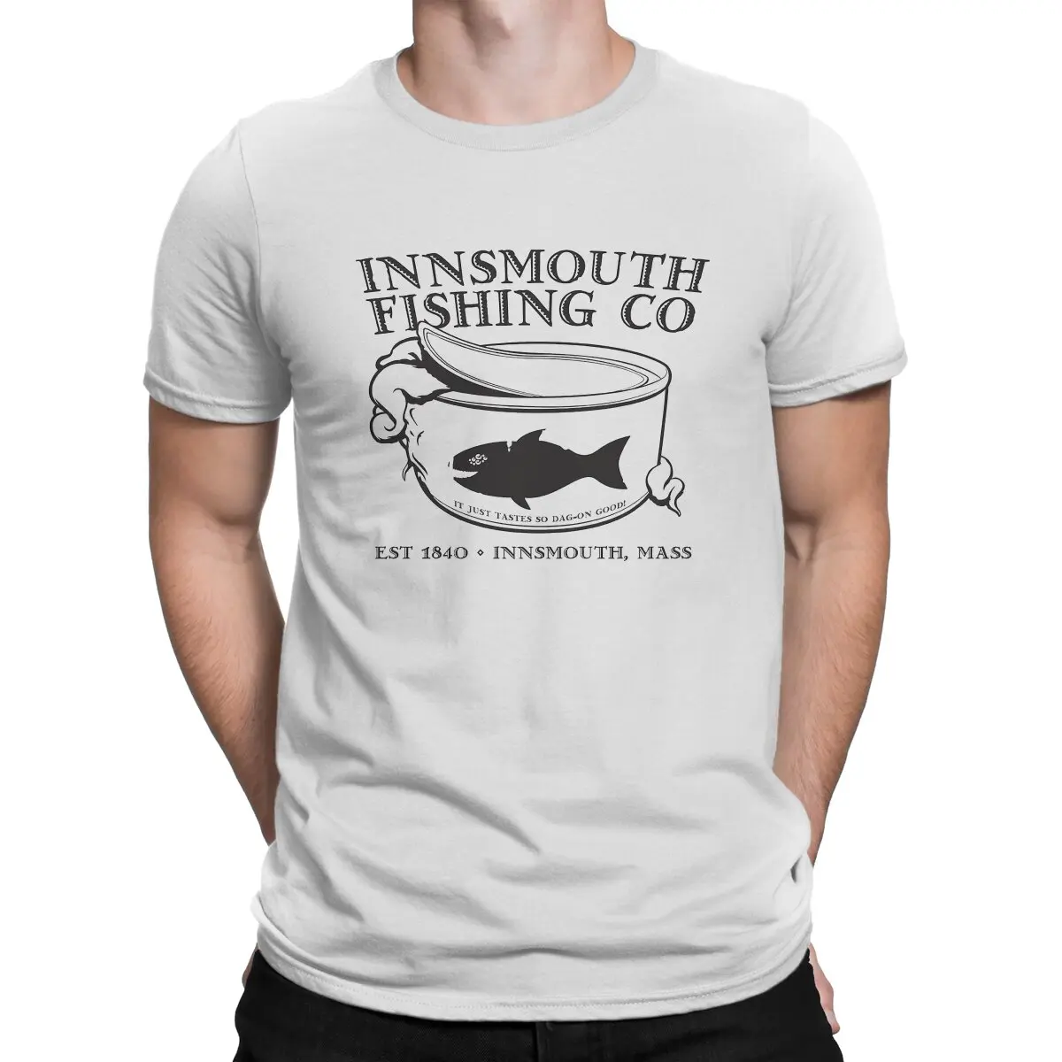 

Men Innsmouth Co Essential T Shirts Fishing Relax Sprots Pure Cotton Clothing Amazing Short Sleeve O Neck Tee Shirt New Arrival