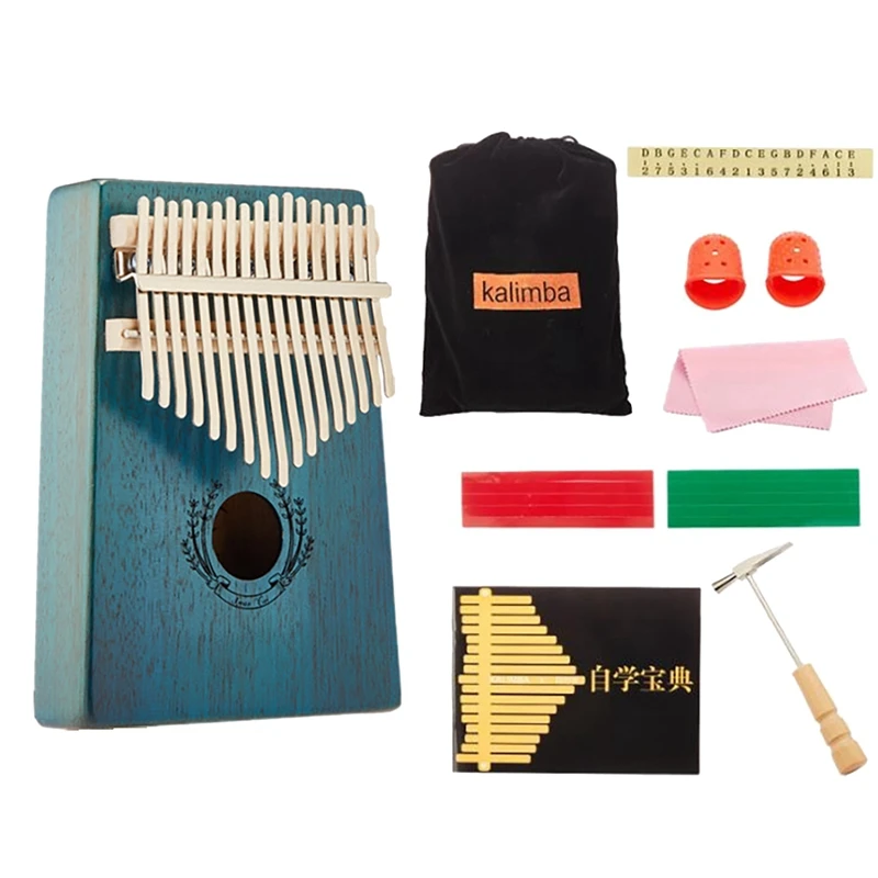 

Kalimba 17 Key Portable Thumb Finger Piano Mahogany Musical Instruments Kalimba Mbira For Adult Beginner Kalimba