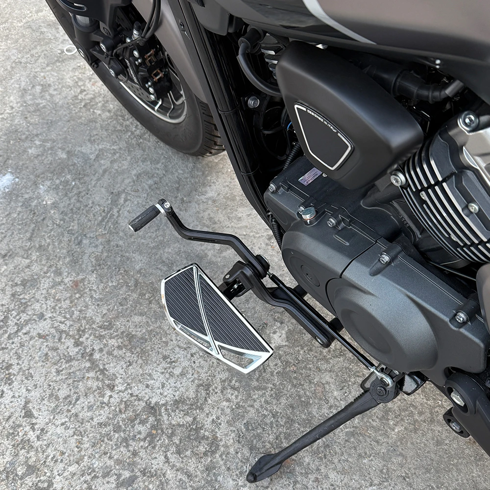 Фото Для Kawasaki Vulcan S650 EN650 VN650 S650 2015-2024 передняя подставка для ног мотоцикла, подножка водителя, полная доска, широкая подставка для ног №3
