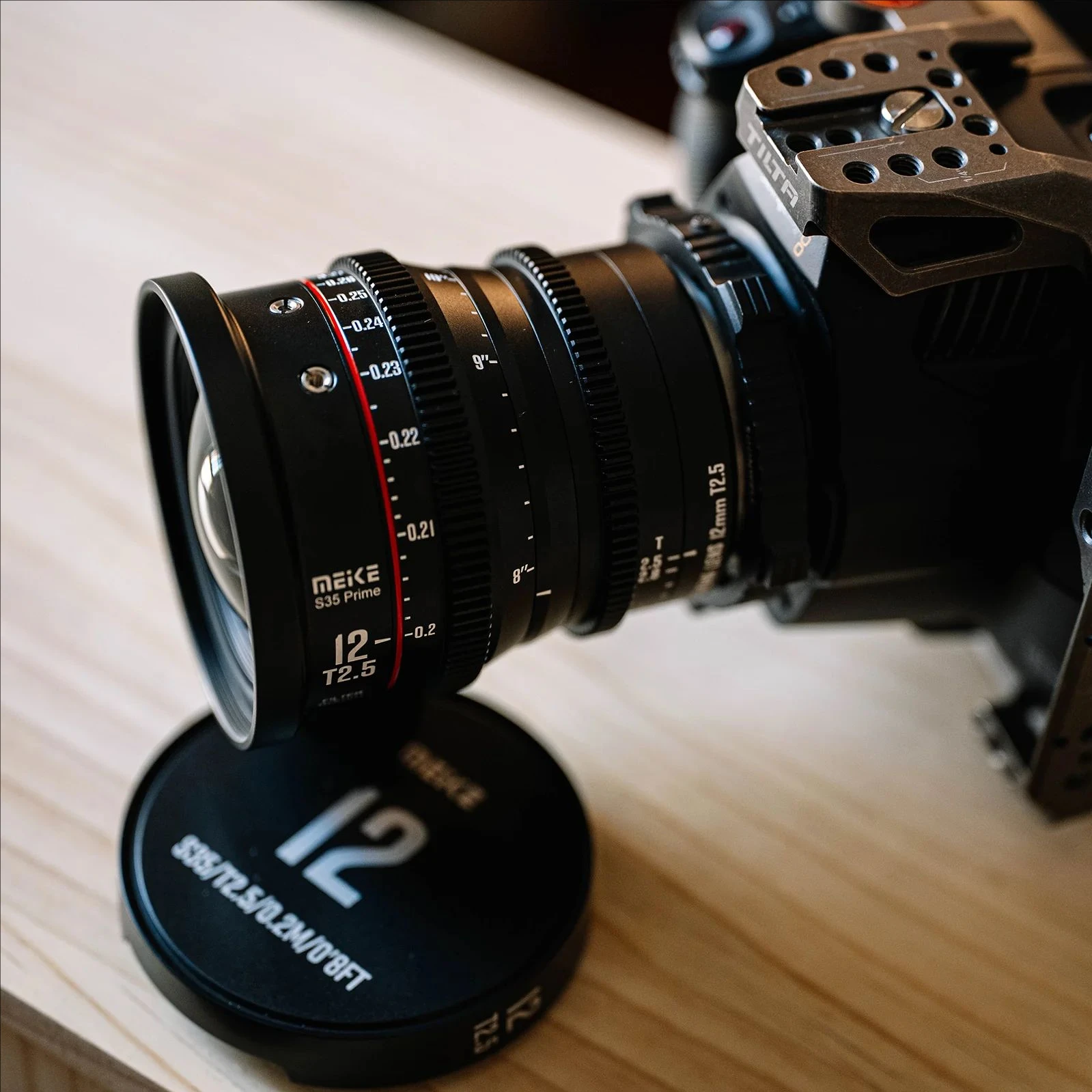 Объектив Meike S35 Prime Cinema 12 мм T2.5 18 мм/25 мм/35 мм/50 мм/75 мм/100 T2.1 крепления Arri PL/Canon EF