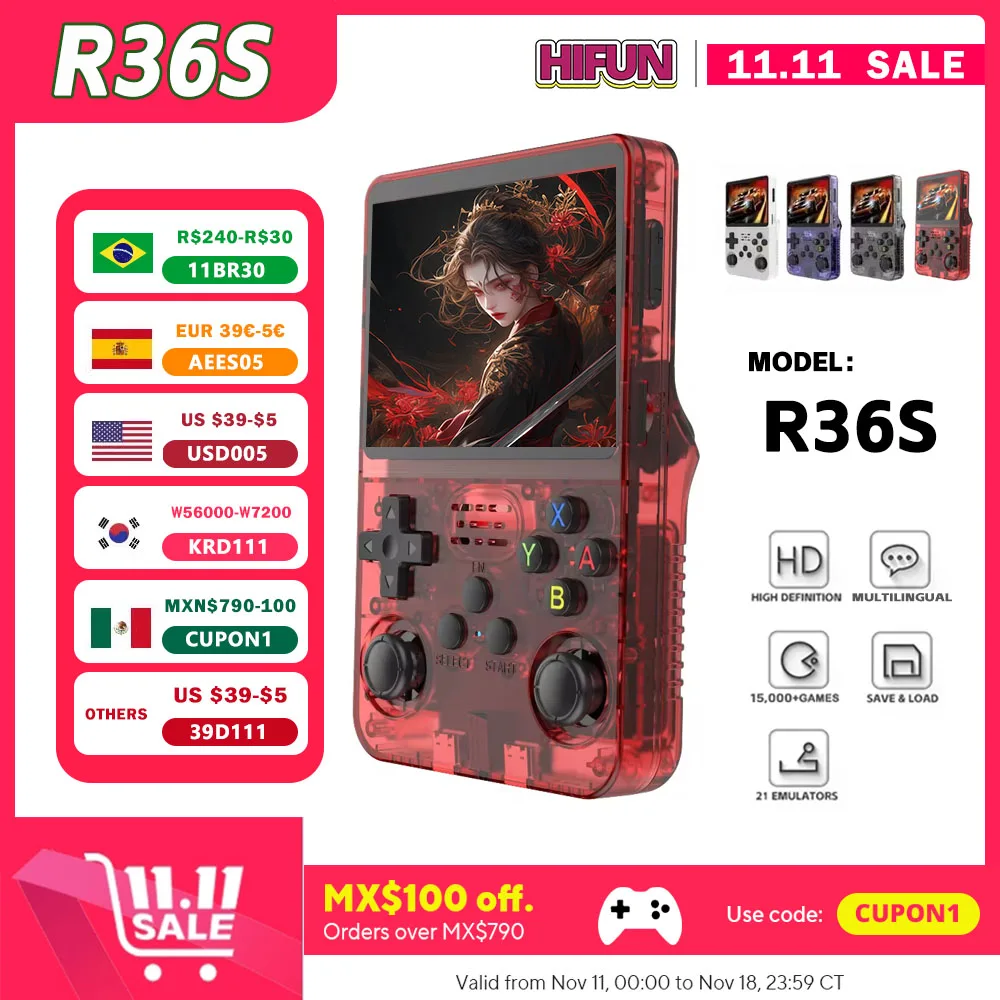 Игровая консоль R36S