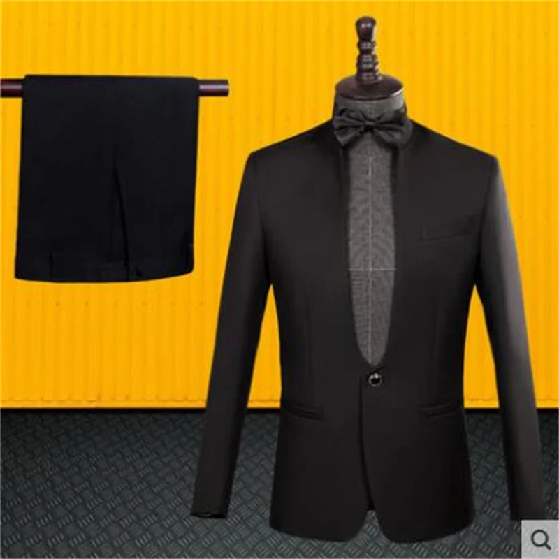 Блейзер для хора мужской костюм жениха со штанами мужские свадебные костюмы в