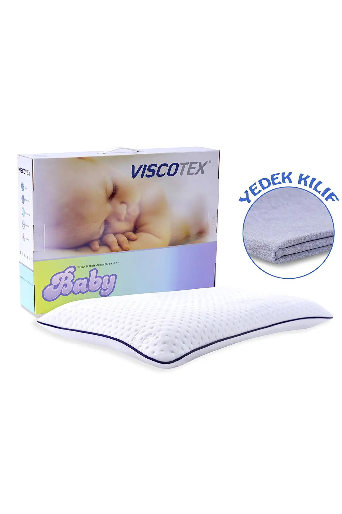 Orthopedic Baby Pillow 50x32x6 Cm