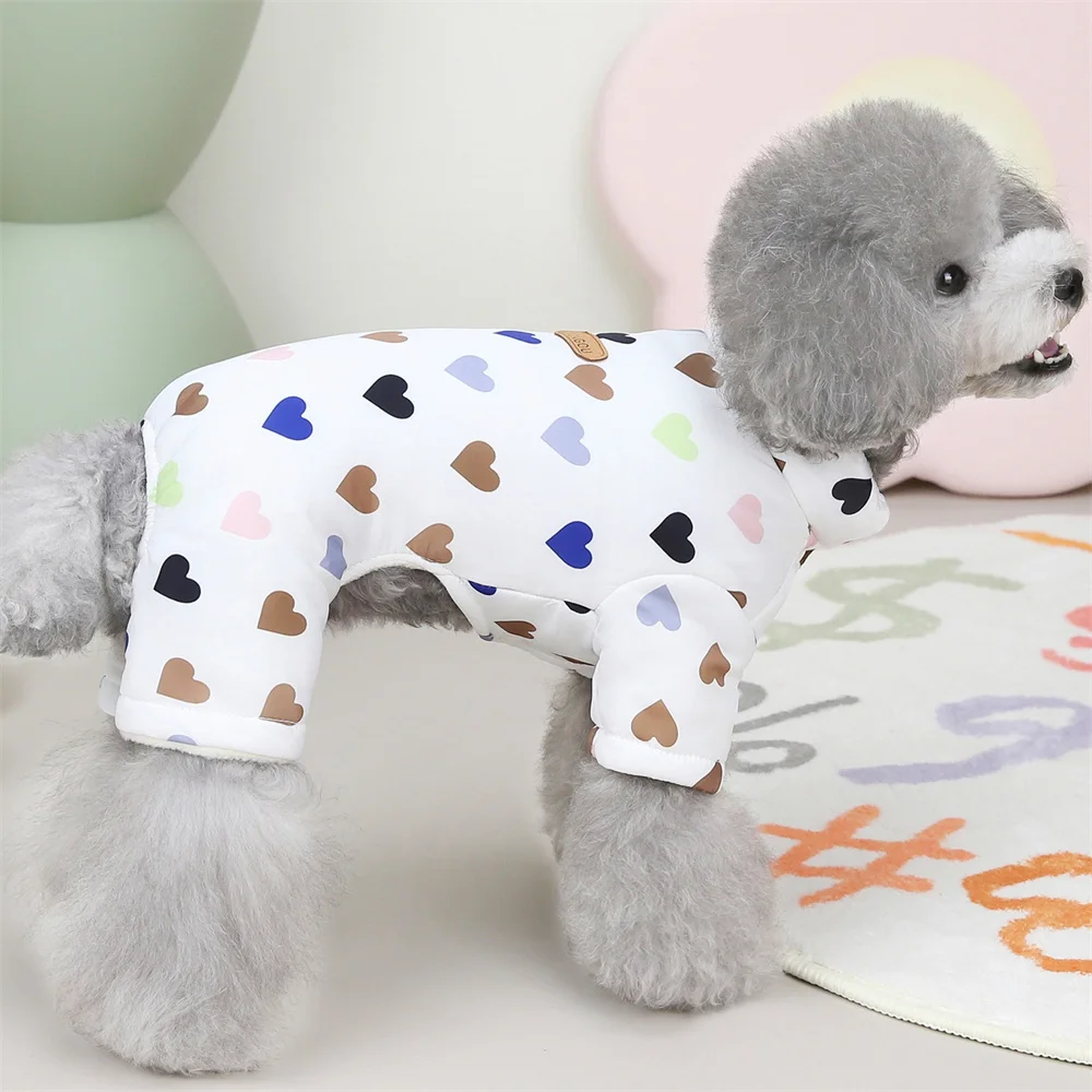 

Dog Clothes Warm Pet clothing Winter Dog Costume Pet Coat Jacket for Small Medium Dogs Love Chihuahua Bulldog Cotton Padded Pug