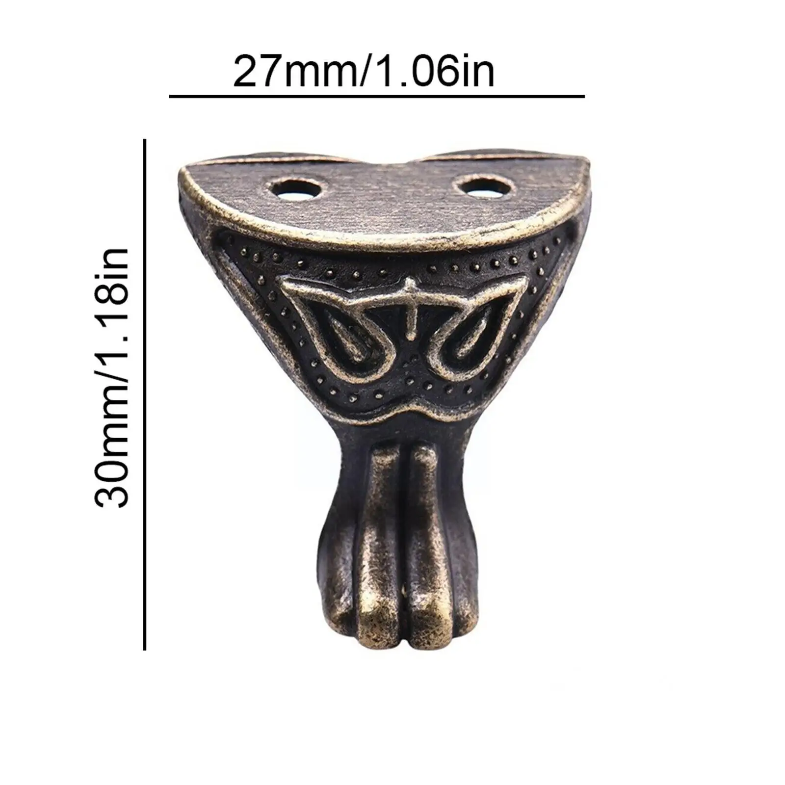 Защита углов для ножек стола и стула из цинкового сплава в стиле ретро античное